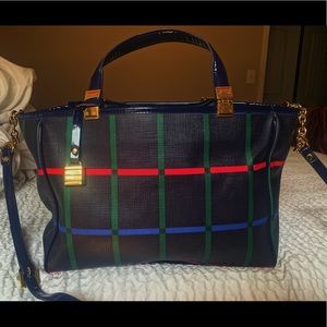 Tommy Hilfiger Classic Plaid Print Purse
